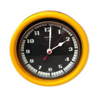 Clock clock star transistor vintage yellow/orange