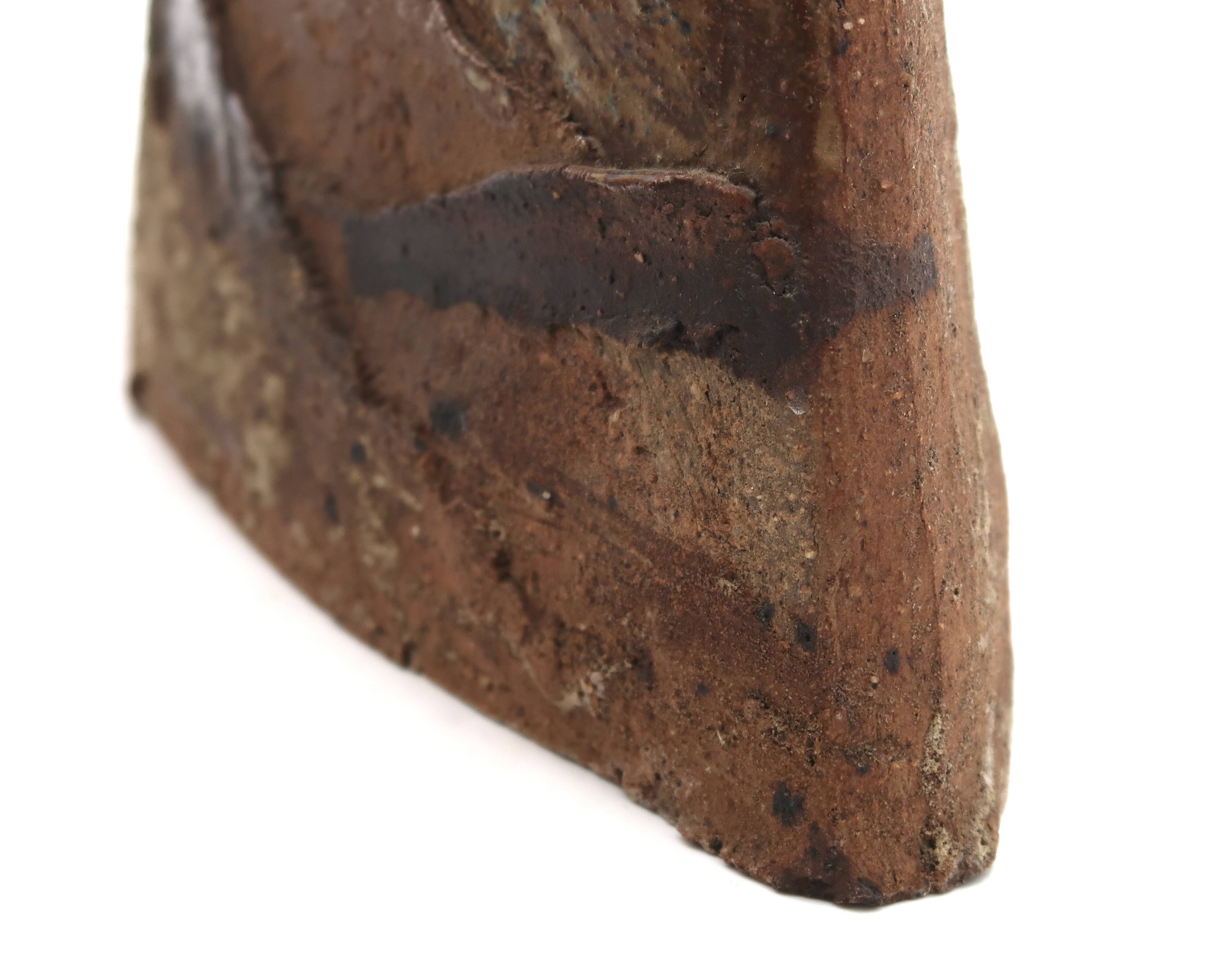 Ceramic vase by Claude Gaget, La Borne, stoneware from the 1970s.