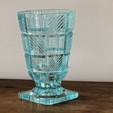 Vase en verre, art déco