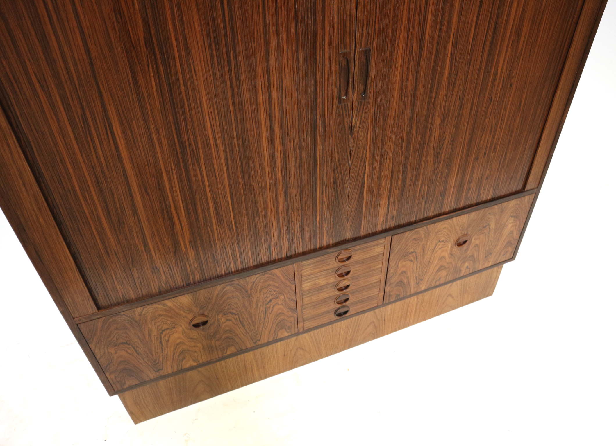 Xxl vintage rosewood sideboard / highboard made in the 60s