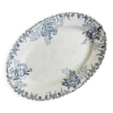 Plat ovale ancien H.Boulenger, Floreal