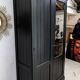 Wardrobe, old wardrobe painted black