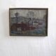 Wabi sabi landscape painting | Oil on canvas | 1920s | Belgium