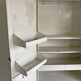 50's off-white industrial cabinet