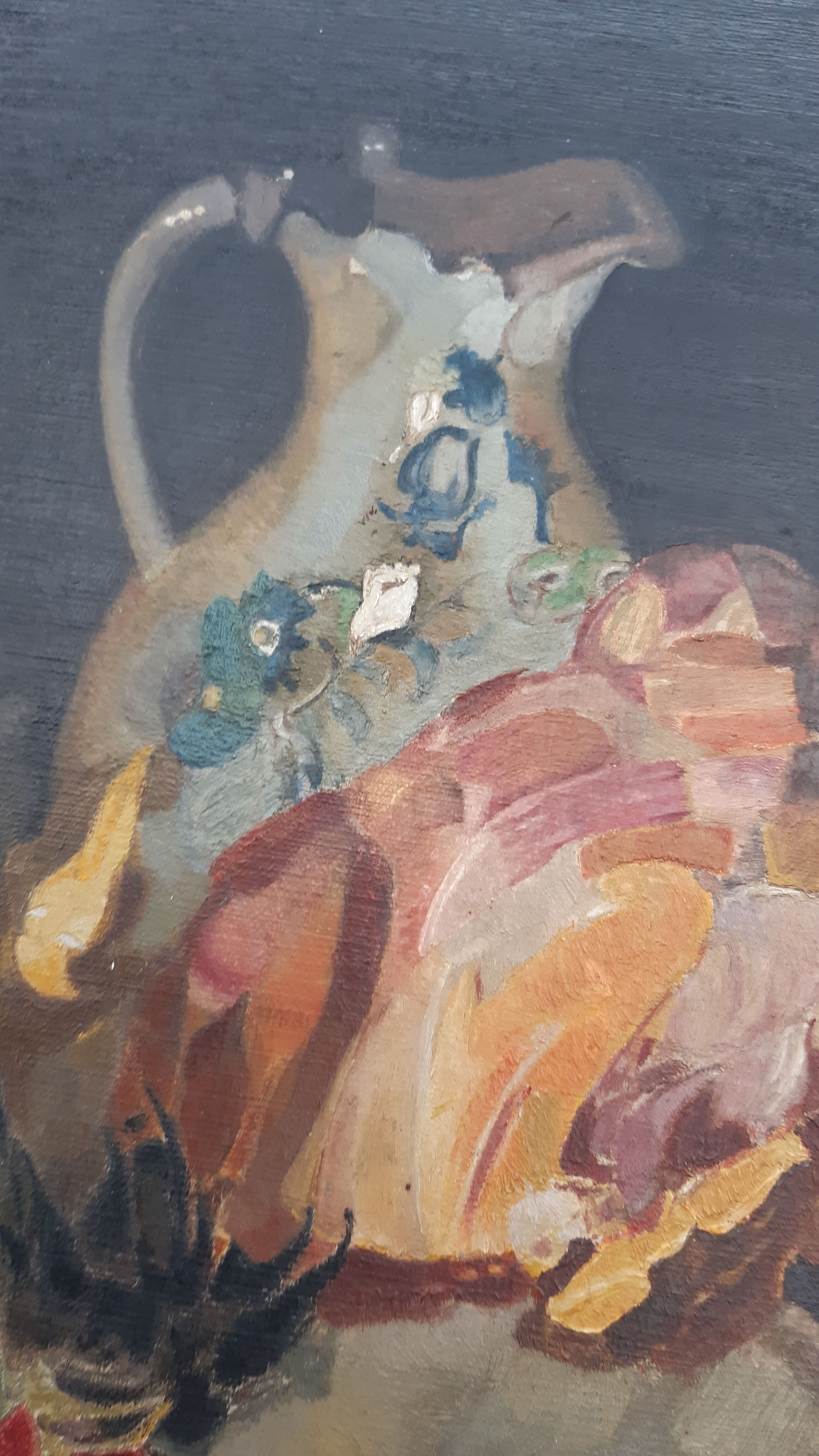 Oil on cardboard by H.Hudertmark 1939