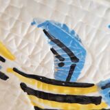 Pair of bird bowls by Alessio Tasca, Italian ceramist.