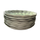 8 assiettes creuses en porcelaine de Limoges Giraud