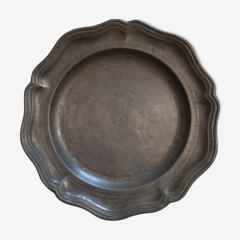 18th century pewter plate