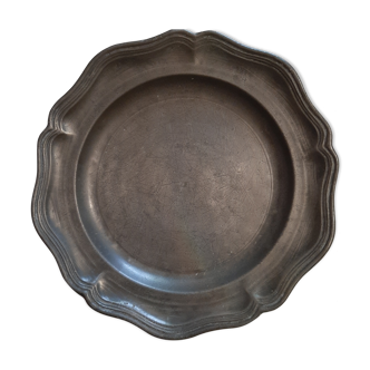 18th century pewter plate