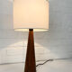 Lampe de table moderniste mid-century en teck, Danemark 1960