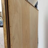 Mirror mirror mirror golden wood bistro style -1m68x1m15