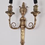 Louis XVI style bronze wall lamp