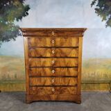 Semainier grande commode Louis Philippe
