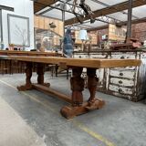 1950s mountain table in solid elm