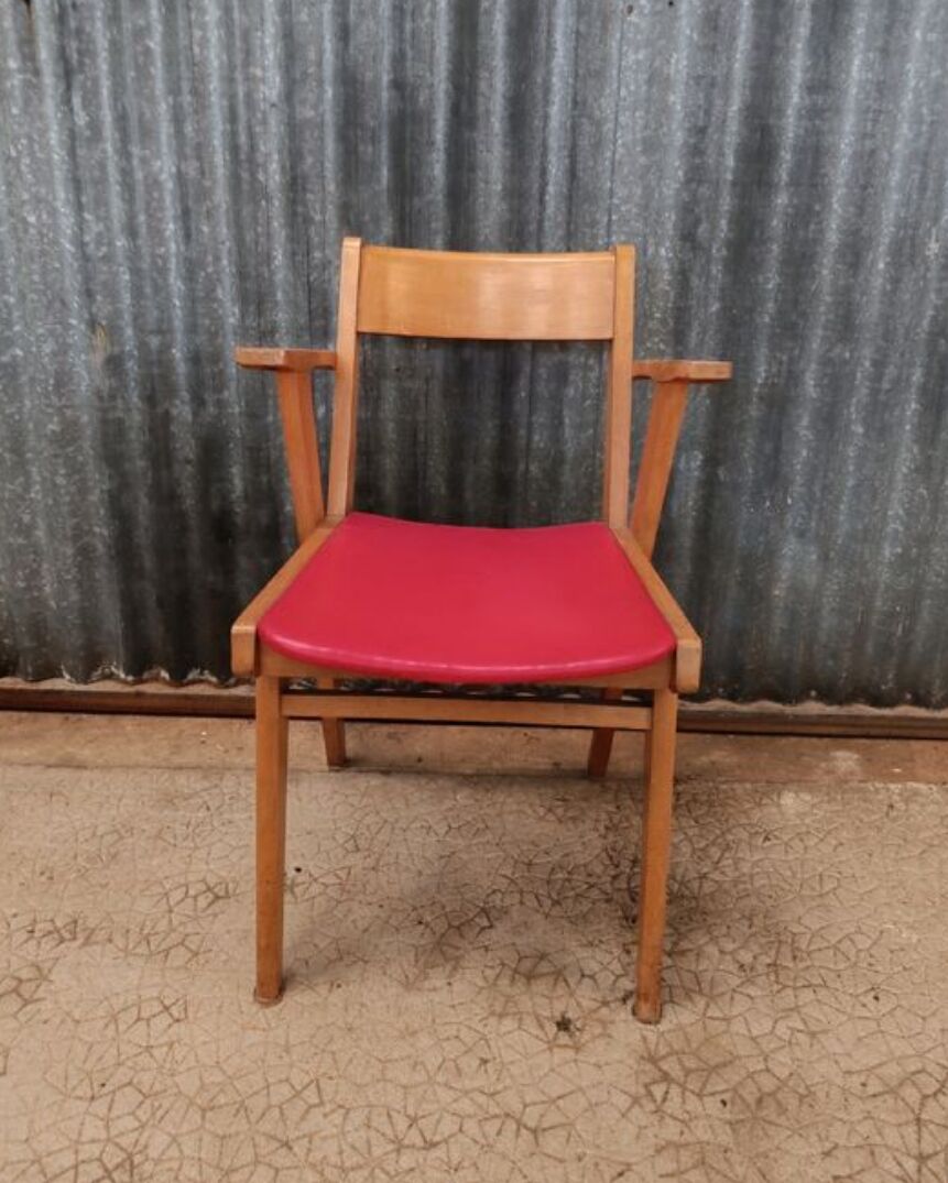 Scandinavian vintage bridge chair
