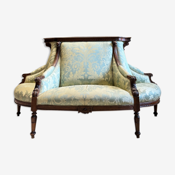 Sofa with Confidants Style Louis XVI Of the time Napoleon III half terminal