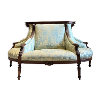 Sofa with Confidants Style Louis XVI Of the time Napoleon III half terminal