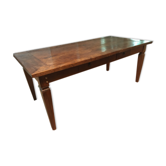 Solid teak table