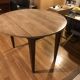 Vintage folding table in solid oak
