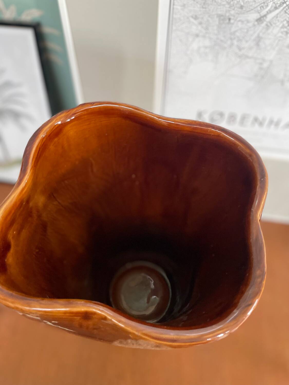 Large vintage Fat Lava vase 1970