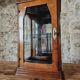 Antique Art Deco wall display case – France, circa 1920