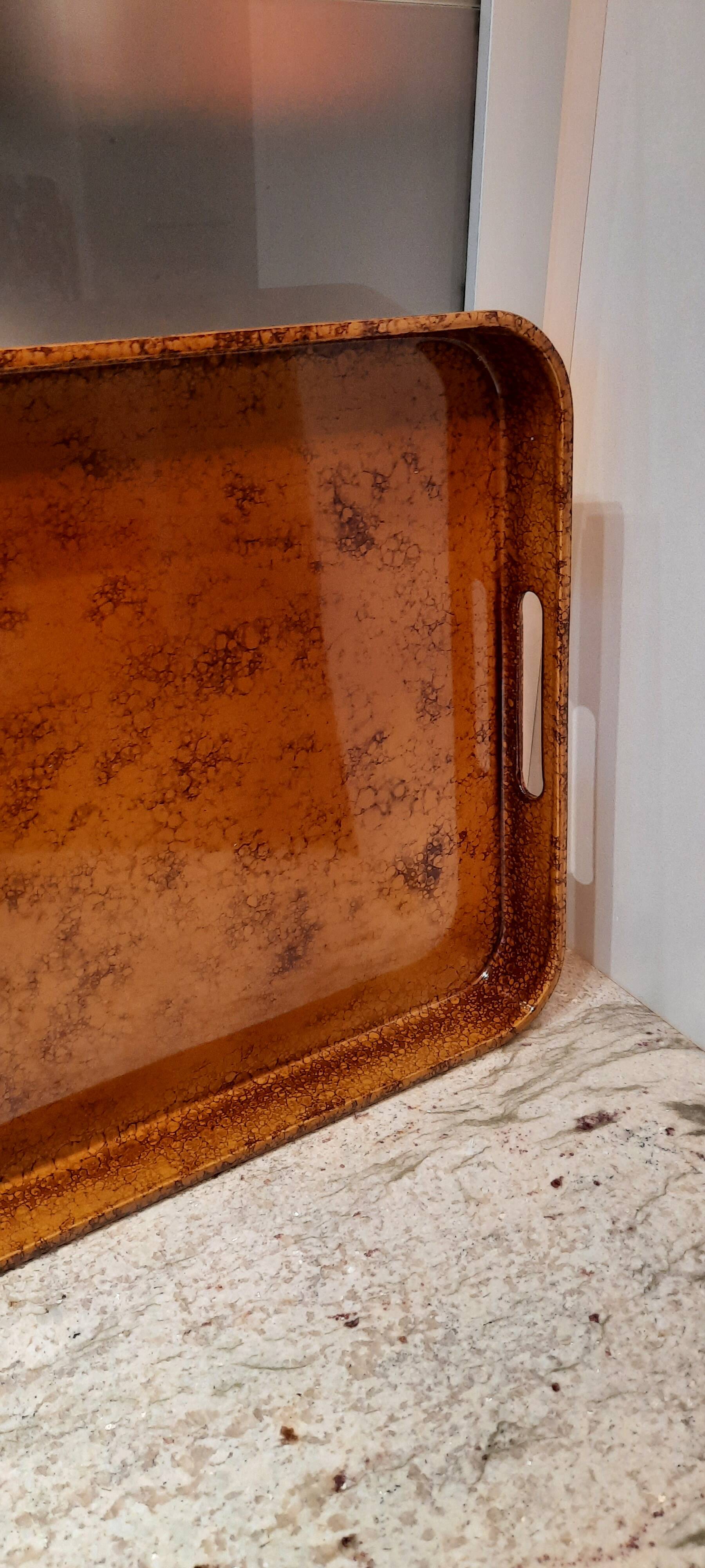 Lancel serving tray 70s