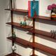 Vintage Scandinavian "Alva" library in teak