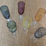 6 champagne flutes