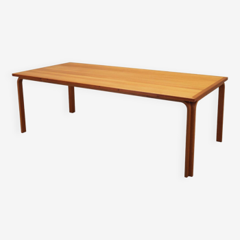 Teak desk, Danish design, 1980s, designer: Rud Thygesen & Johnny Sørensen, production: Magnus Olesen