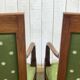 Pair of Empire style mahogany armchairs, 1950s work