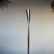 Scandinavian candlestick in chrome metal 1970