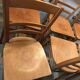 Lot of 12 vintage bistro chairs