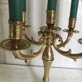 Ancient gilded bronze candlestick