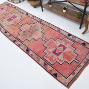 Tapis oriental vintage coureur 92x329cm