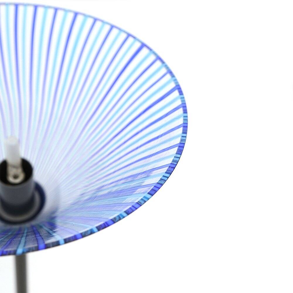 Floor lamp with a glass base and diffuser by Carlo Bartoli for Antonangeli, 1980s.