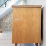 MINVIELLE sideboard, Ash and mahogany, 1950s