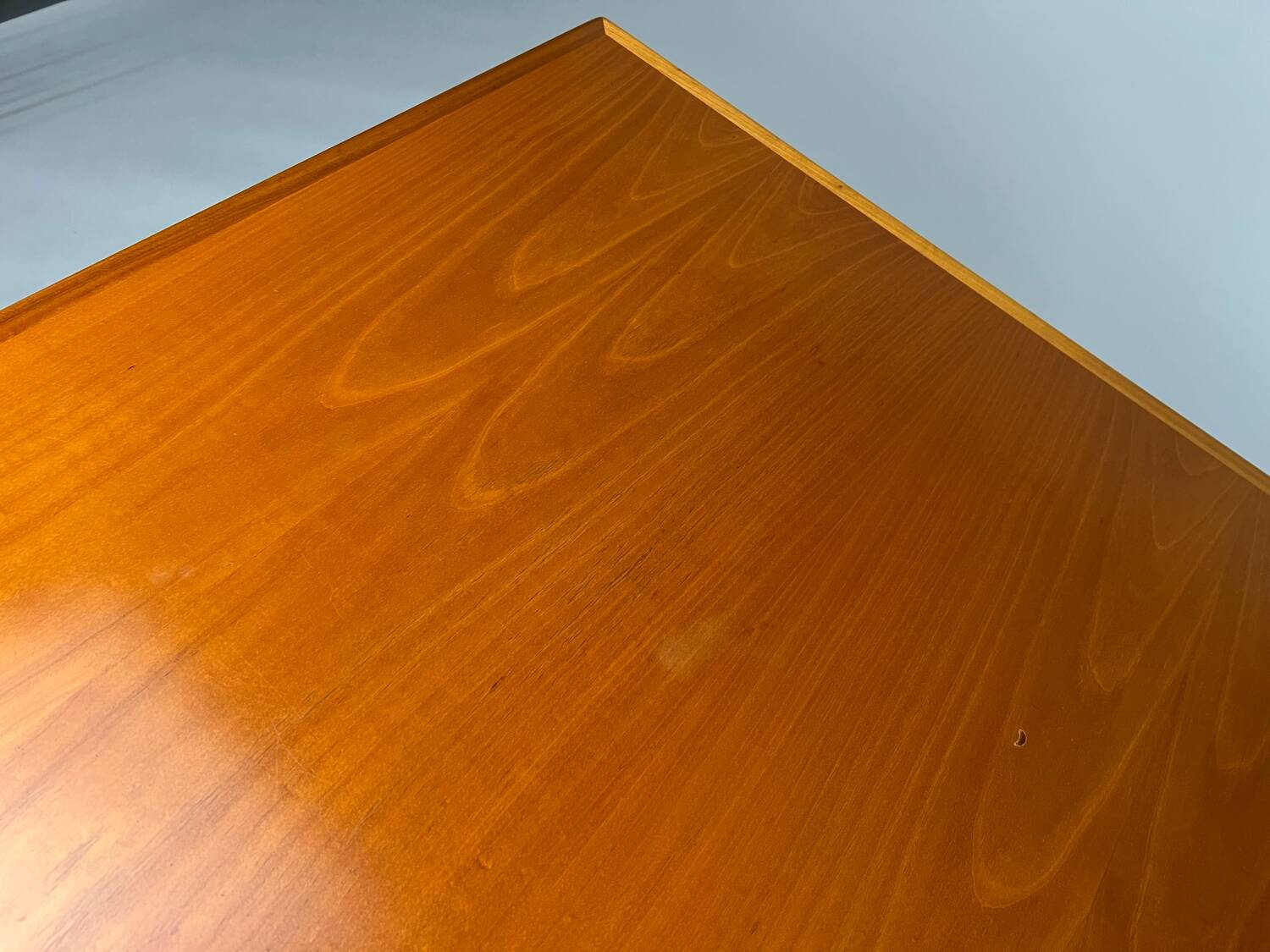 Vintage Cherrywood Dining Table Extendable 1960s Mid-Century
