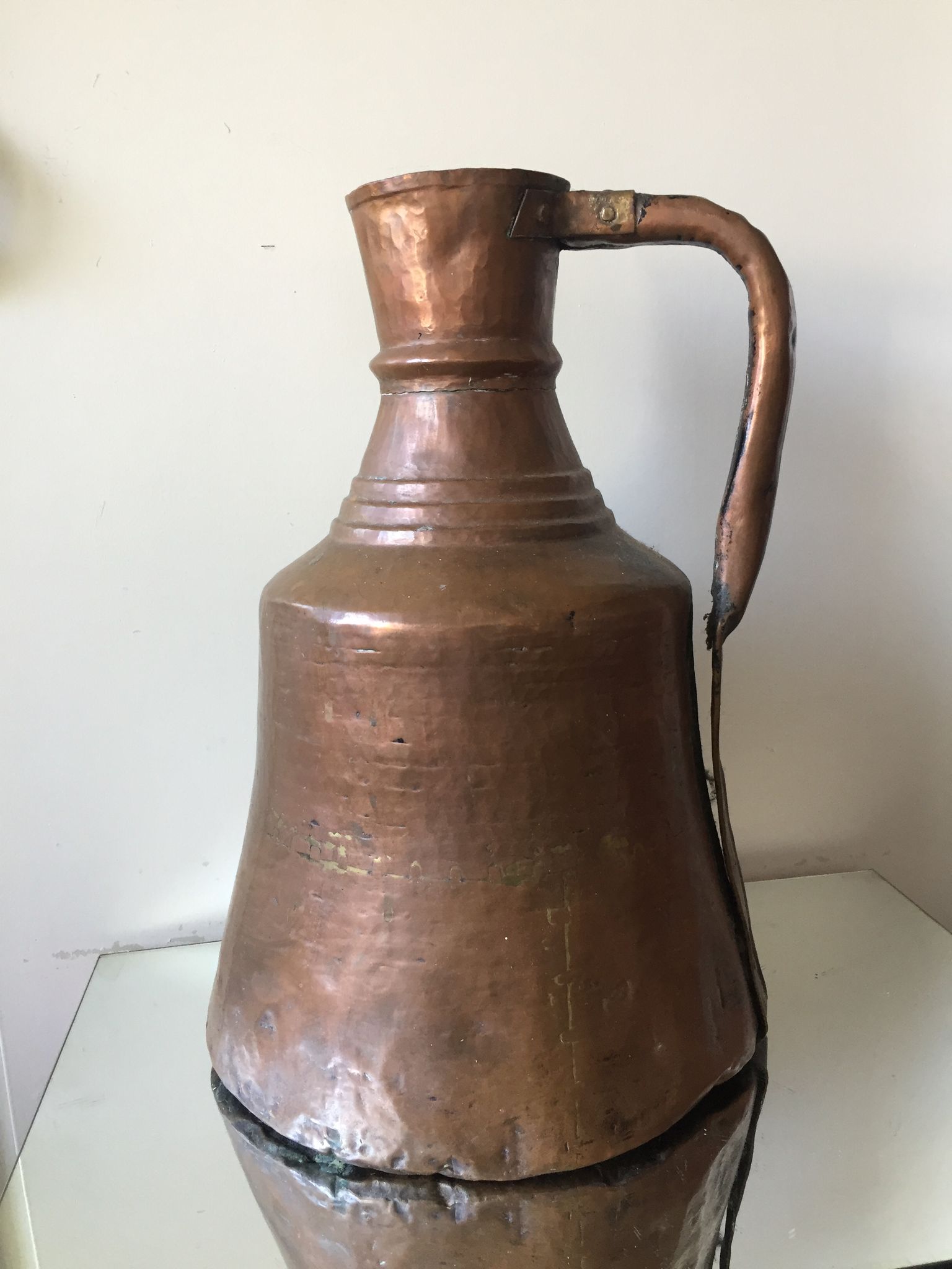 Islamit art ottoman copper ewer
