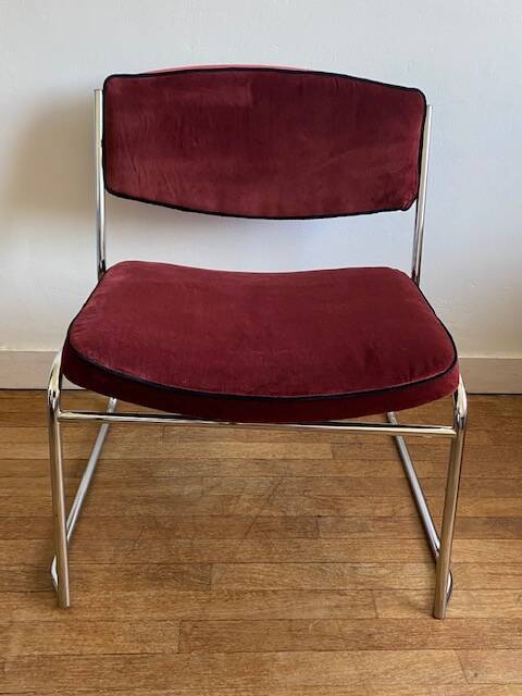 Velvet armchair, 1970