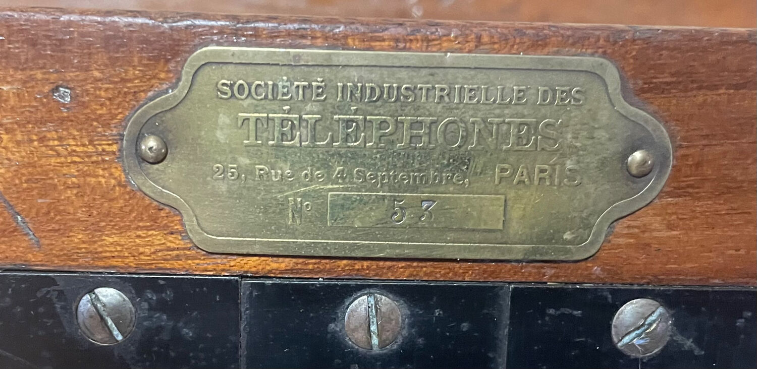 Switchboard Société industrielle des téléphone de Paris