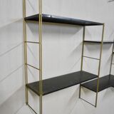 Vintage metal shelves