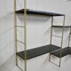 Vintage metal shelves
