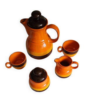 Stoneware coffee service