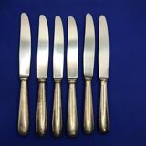 Set of 6 small silver-plated navy knives soh