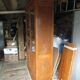 Large old oak administration cabinet