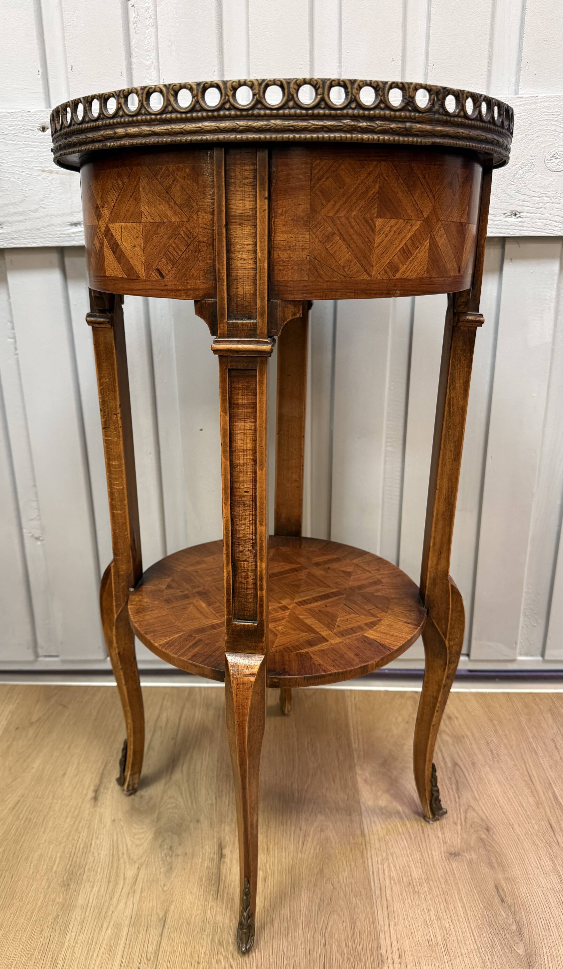 Transitional style side table