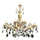 Napoleon III chandelier bronze brass crystal 18 lights late 19th century
