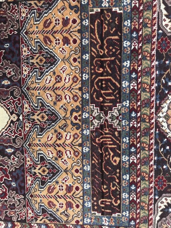 Former Turkish carpet Panderma finely knotted hand 117 x 190 cm