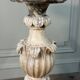 Socle en albâtre sculpté, Italie vers 1880