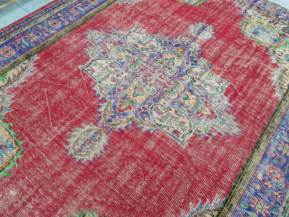 Tapis Oushak floral antique sku2274